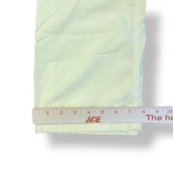 Tommy Hilfiger Y2K Low Rise Carpenter Ankle Pants Womens Size 4 Yellow - Picture 6 of 10